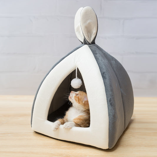 Petity Cozy Cat House Villa Bed