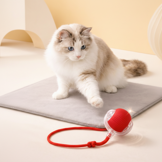 Petity Interactive Smart Rolling Ball Toy for Cats & Dogs