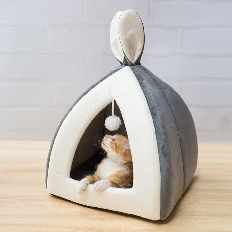Petity Cozy Cat House Villa Bed