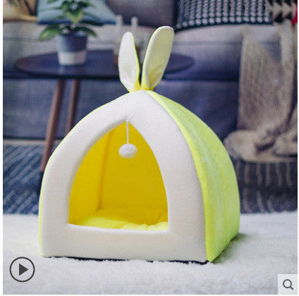 Petity Cozy Cat House Villa Bed