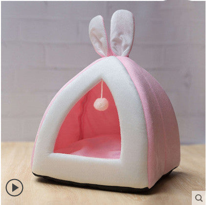 Petity Cozy Cat House Villa Bed
