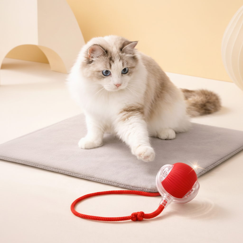 Petity Interactive Smart Rolling Ball Toy for Cats & Dogs