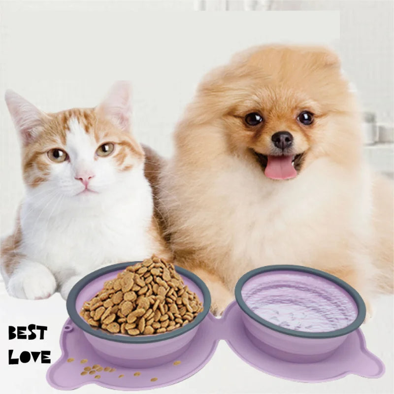 Petity Foldable Dog & Cat Travel Bowl
