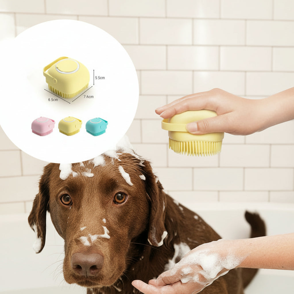 Petity 2-in-1 Pet Bath & Massage Glove