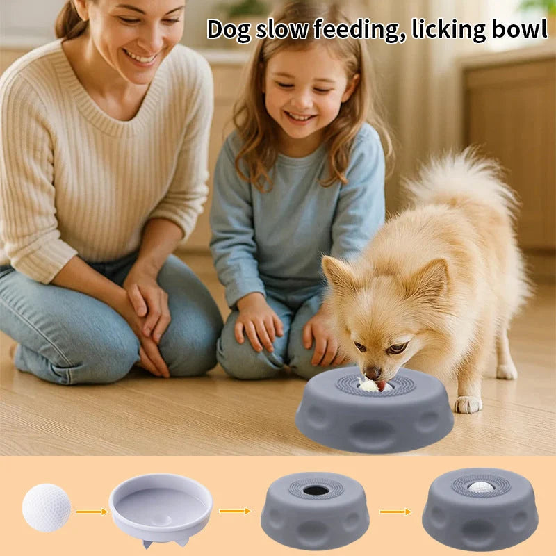 Petity 2-in-1 Dog Rolling Ball Slow Feeder